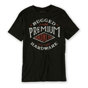 SONOMA life+style Mens Rugged NY Graphic T-Shirt, Black, NWT